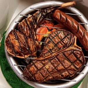 Barbeque Steak cake  