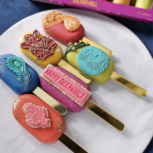 Diwali Cakesicles Diwali Cakesicles