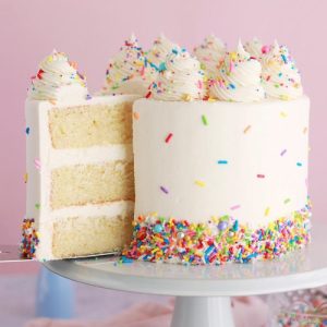 Vanilla Cake with buttercream  